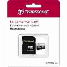 Карта пам'яті Transcend 256 GB microSDXC UHS-I (U3) High Endurance + SD Adapter (TS256GUSD350V)