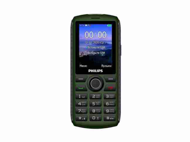 Мобільний телефон Philips Xenium E218 Green