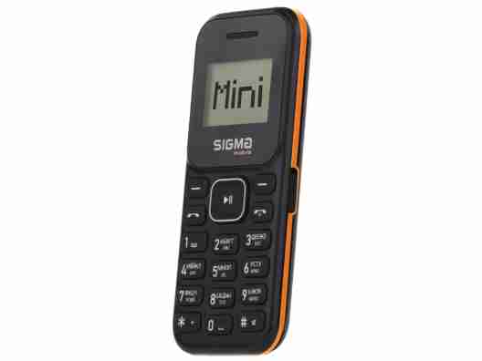 Мобильный телефон Sigma X-style 14 MINI black-orange