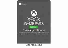 Карта пополнения игровой подписки Microsoft Xbox Game Pass Ultimate на 3 месяца