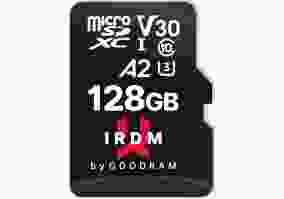 Карта памяти GOODRAM 128 GB microSDXC UHS I (U3) V30 A2 + SD Adapter (IR-M2AA-1280R12)