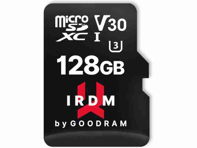 Карта пам'яті GOODRAM 128 GB microSDXC UHS-I U3 V30 IRDM + SD adapter (IR-M3AA-1280R12)