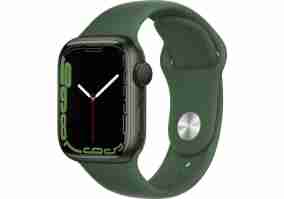 Смарт-часы Apple Watch Series 7 GPS 41mm Green Aluminum Case With Green Sport Band (MKN03)