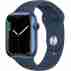 Смарт-часы Apple Watch Series 7 GPS 45mm Blue Aluminum Case With Blue Sport Band (MKN83)