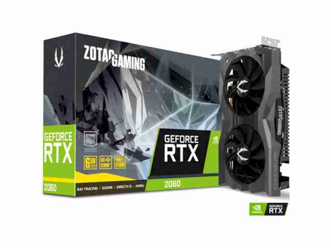 Видеокарта ZOTAC GeForce RTX 2060 6GB (ZT-T20600H-10M)