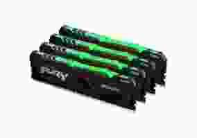 Модуль пам'яті Kingston FURY Beast RGB DDR4 3200MHz 128GB Kit 4x32GB (KF432C16BBAK4/128)