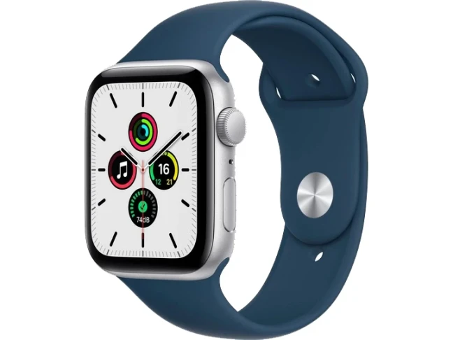 Смарт-годинник Apple Watch SE GPS 40mm Silver Aluminum Case w. Abyss Blue S. Band (MKNY3)