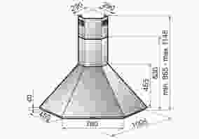 Вытяжка Zirtal KC-ANG 100