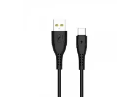 Кабель SkyDolphin S08T USB-Type-C 1м, Black (USB-000563)