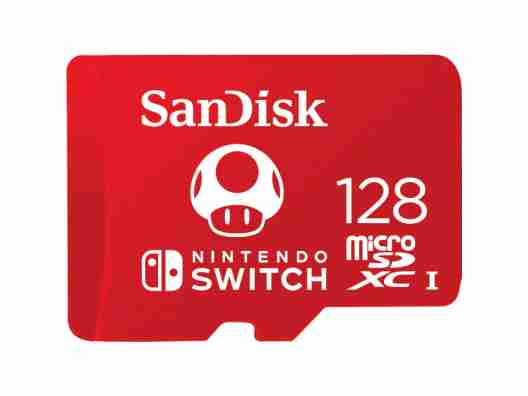 Карта памяти SanDisk 128 GB microSDXC for Nintendo Switch (SDSQXAO-128G-GNCZN)