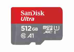 Карта пам'яті SanDisk 512 GB microSDXC UHS-I Ultra A1 (SDSQUA4-512G-GN6MN)