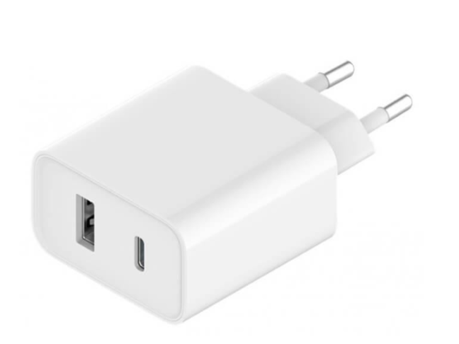 Мережевий зарядний пристрій Xiaomi Mi 33W Wall Charger (Type-A+Type-C) EU White (BHR4996GL)