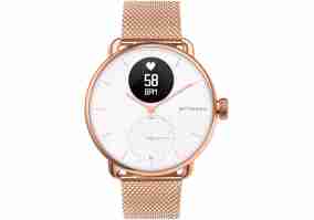 Смарт-годинник Withings ScanWatch 38mm Rose Gold / Grey + Bracelet Milanese Wristband 18mm Rose Gold