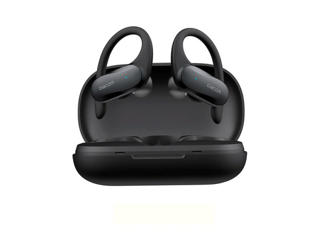 Навушники TWS ("повністю бездротові") Dacom Athlete TWS Black