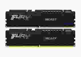 Модуль памяти Kingston FURY 32 GB (2x16GB) DDR5 5200 MHz Beast Black (KF552C40BBK2-32)