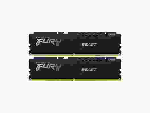 Модуль памяти Kingston FURY 32 GB (2x16GB) DDR5 5200 MHz Beast Black (KF552C40BBK2-32)