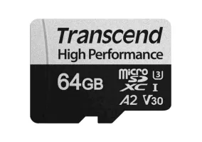 Карта пам'яті Transcend 64 GB microSDXC UHS-I U3 V30 A2 340S (TS64GUSD340S)