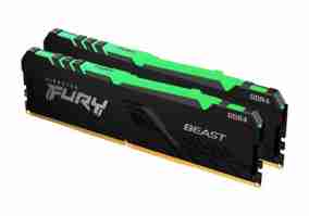 Модуль памяти Kingston FURY 64 GB (2x32GB) DDR4 3000 MHz Beast RGB (KF430C16BBAK2/64)