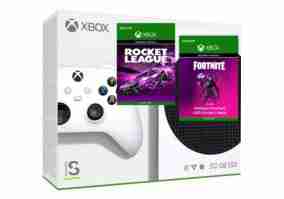Стационарная игровая приставка Microsoft Xbox Series S 512 GB + Fortnite +Rocket League Bundle