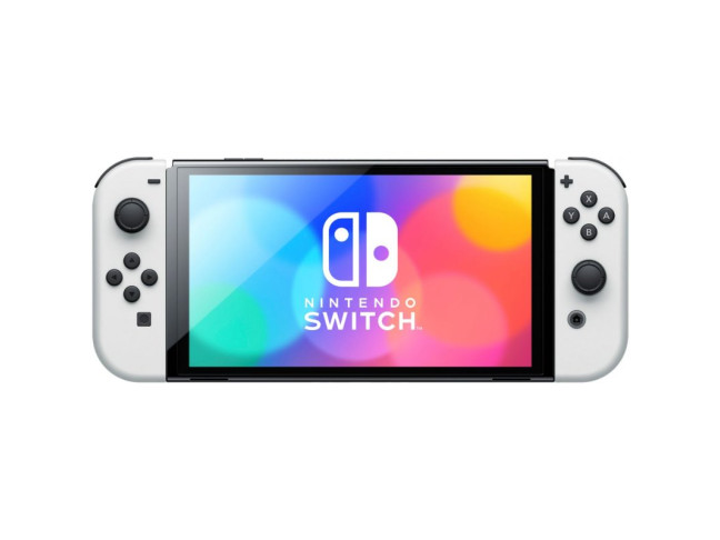 Стаціонарна ігрова приставка Nintendo Switch OLED with White Joy-Con