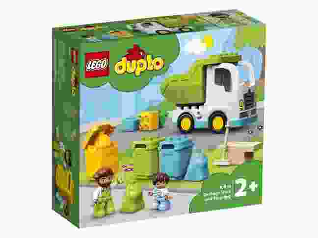 Конструктор Lego DUPLO Мусоровоз и контейнеры для раздельного сбора мусора (10945)