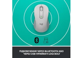 Мышь Logitech Signature M650 Wireless Off-White (910-006255)