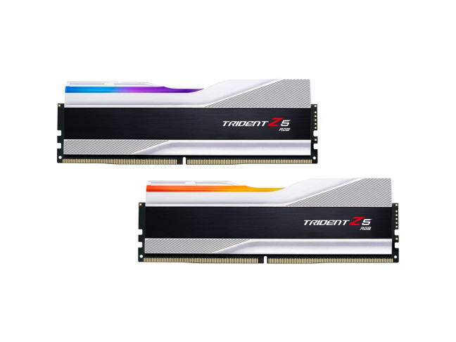 Модуль пам'яті G.Skill 32 GB (2x16GB) DDR5 6000 MHz Trident Z5 RGB Silver (F5-6000J4040F16GX2-TZ5RS)