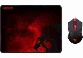 Комплект (миша + килимок) REDRAGON M601WL-BA Black-Red (78227)