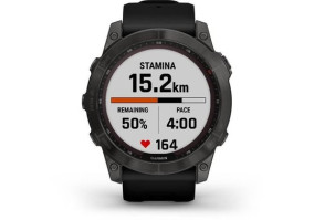 Смарт-часы Garmin Fenix 7X Sapphire Solar Carbon Gray DLC Titanium with Black Band (010-02541-10/11)