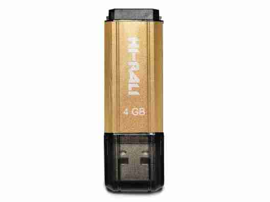 USB флеш накопитель Hi-Rali 4 GB Stark Series Gold (HI-4GBSTGD)