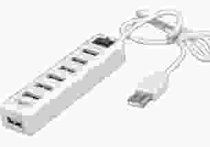 Мультипортовый адаптер Frime 7хUSB2.0 Hub White (FH-20041)