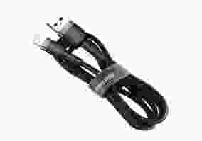 Кабель BASEUS Cable USB For lightning 2.4A 0.5M Gray+Black (CALKLF-AG1)