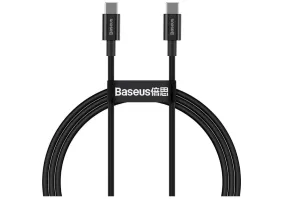 Кабель BASEUS Superior Series Fast Charging Type-C to Type-C PD 1m Black (CATYS-B01)