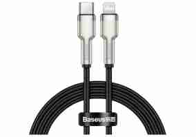 Кабель BASEUS Lightning to USB Type-C Cafule Metal Data Cable PD 2m Black (CATLJK-B01)