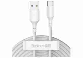 Кабель BASEUS Simple Wisdom Data Cable Kit USB-A to Type-C 1.5m (TZCATZJ-02)