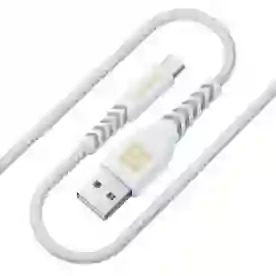 Кабель Luxe Cube Kevlar USB-microUSB 1.2m White (8886668686266)