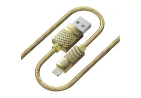 Кабель Luxe Cube Premium USB-Lightning, 1м, золотистый (8886668686150)