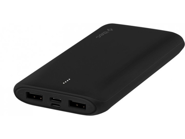 Внешний аккумулятор (Power Bank) Ttec 10000mAh PowerSlim Duo Black (2BB163S)