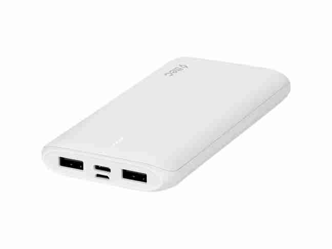 Внешний аккумулятор (Power Bank) Ttec 10000mAh PowerSlim Duo White (2BB163B)