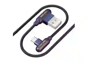 Кабель Luxe Cube Game USB-microUSB, 1м, чорний (8886668686143)