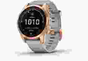 Смарт-годинник Garmin Fenix 7S Solar Rose Gold with Light Sand Band (010-02539-11)