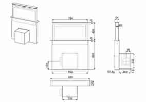 Вытяжка Smeg KDD90VX