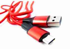 Кабель Dengos USB to Type-C 1m Red (NTK-TC-MT-RED)