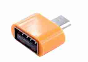 Переходник Dengos OTG USB-microUSB Orange (ADP-008-ORANGE)