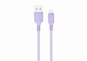 Кабель ColorWay USB - Lightning 1m Violet (CW-CBUL044-PU)