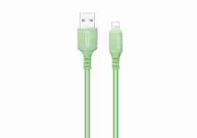 Кабель ColorWay USB - Lightning 1m Green (CW-CBUL042-GR)