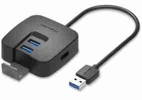 Мультипортовий адаптер Vention 4-Port USB 3.0 0.5 м Black (CHBBD)