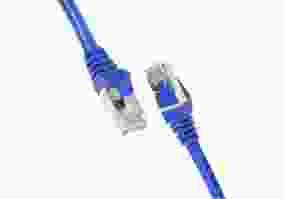 Патч-корд 2E UTP Cat 5e 0.5m Blue (2e-PC5ECOP-050BL)