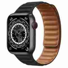 Cмарт-годинник Apple Watch Edition Series 7 LTE 45mm S. Black Titanium Case w. Midnight L. Link S/M (ML8V3+ML813)