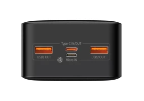 Внешний аккумулятор (Power Bank) BASEUS Bipow Digital Display Powerbank 20W 30000mAh Black (PPDML-N01, PPBD050401)